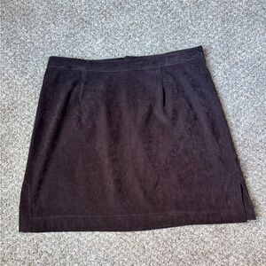 BCBGMaxAzria Dark Brown Mini Skirt